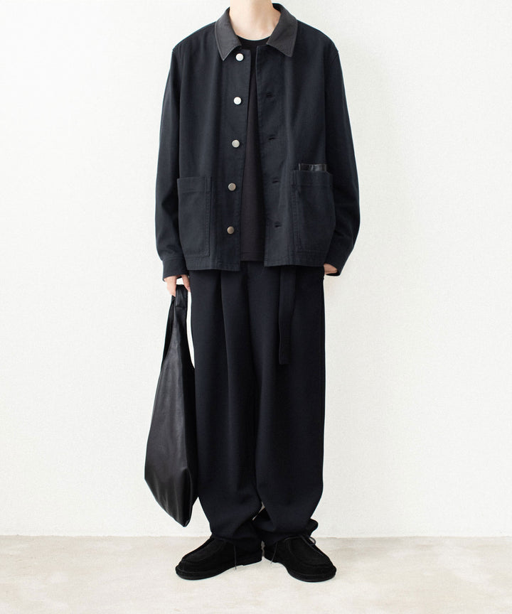 ATTACHMENT アタッチメントのCO NIDOM CLOTH COVERALL - BLACKの公式通販サイトsession福岡セレクトショップ