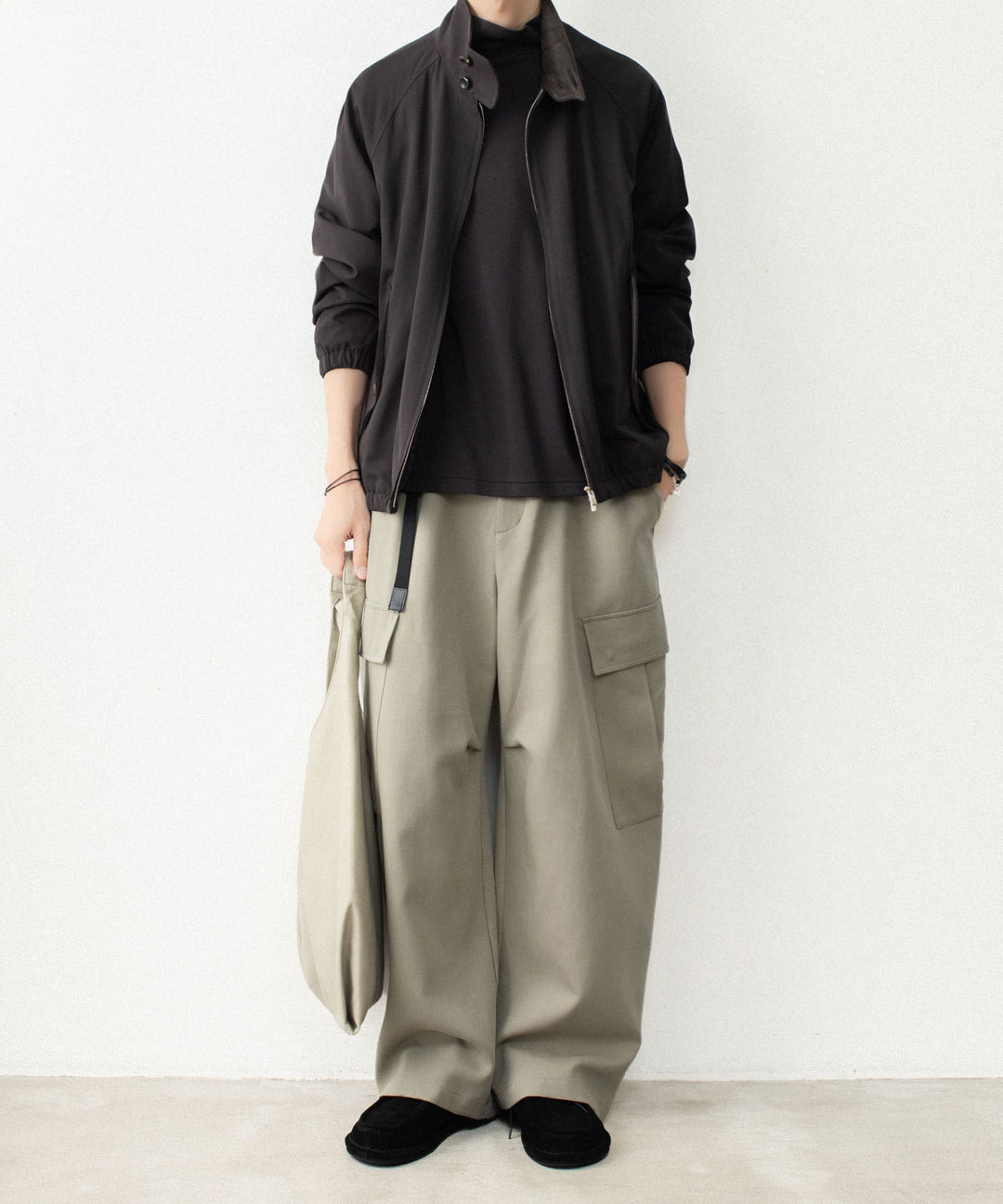 ATTACHMENT アタッチメントのCO/TEN POWDERY DOUBLE CROTH EASY CARGO TROUSERS - L.KH GRAYの公式通販サイトsession福岡セレクトショップ