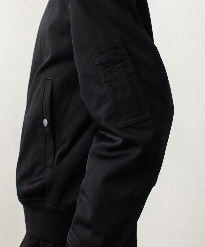 ATTACHMENT アタッチメントのNY/CO SATIN B-15 JACKET - BLACKの公式通販サイトsession福岡セレクトショップ