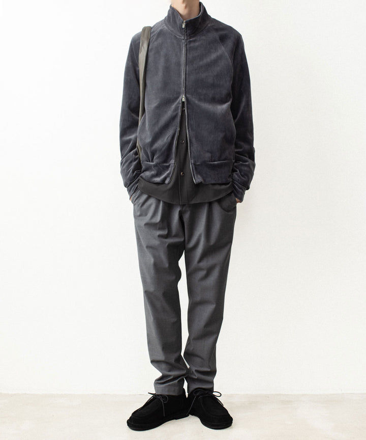 ATTACHMENT アタッチメントの2/80 PE/WO STRETCH TRO REGULAR FIT 1TUCK  TROUSERS - X.GRAYの公式通販サイトsession福岡セレクトショップ