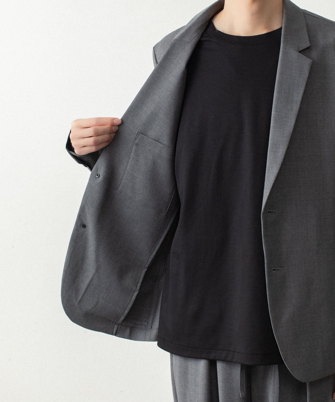 ATTACHMENT アタッチメントの2/80 PE/WO STRETCH TRO 2B JACKET - X.GRAYの公式通販サイトsession福岡セレクトショップ
