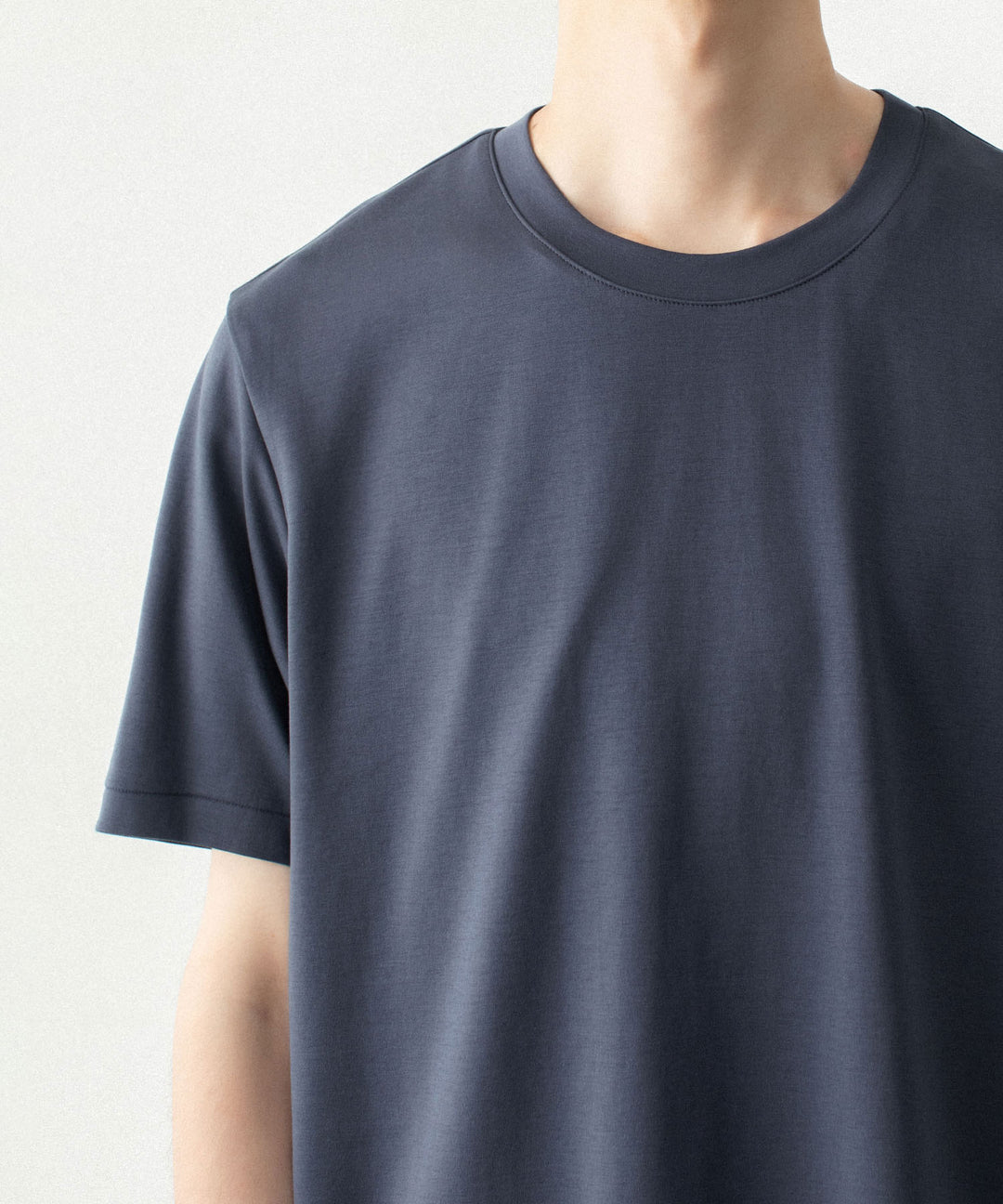 ATTACHMENT アタッチメントのCOTTON DOUBLE FACE SLIM FIT S/S TEE - NAVYの公式通販サイトsession福岡セレクトショップ
