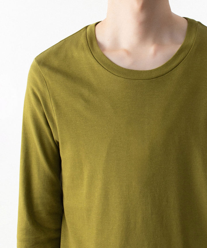 ATTACHMENT アタッチメントのBRUSHED YARN SMOOTH SLIM FIT L/S TEE - D.YELLOWの公式通販サイトsession福岡セレクトショップ