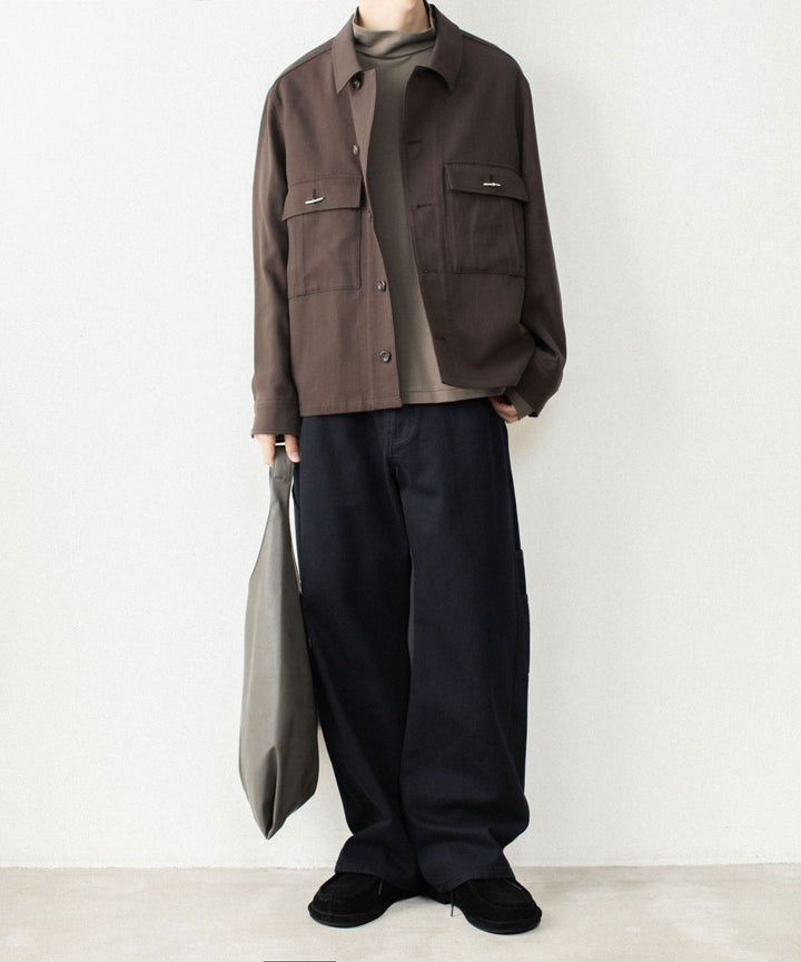 ATTACHMENT アタッチメントのCO NIDOM CLOTH BALLOON WIDE PAINTER PANTS - BLACKの公式通販サイトsession福岡セレクトショップ