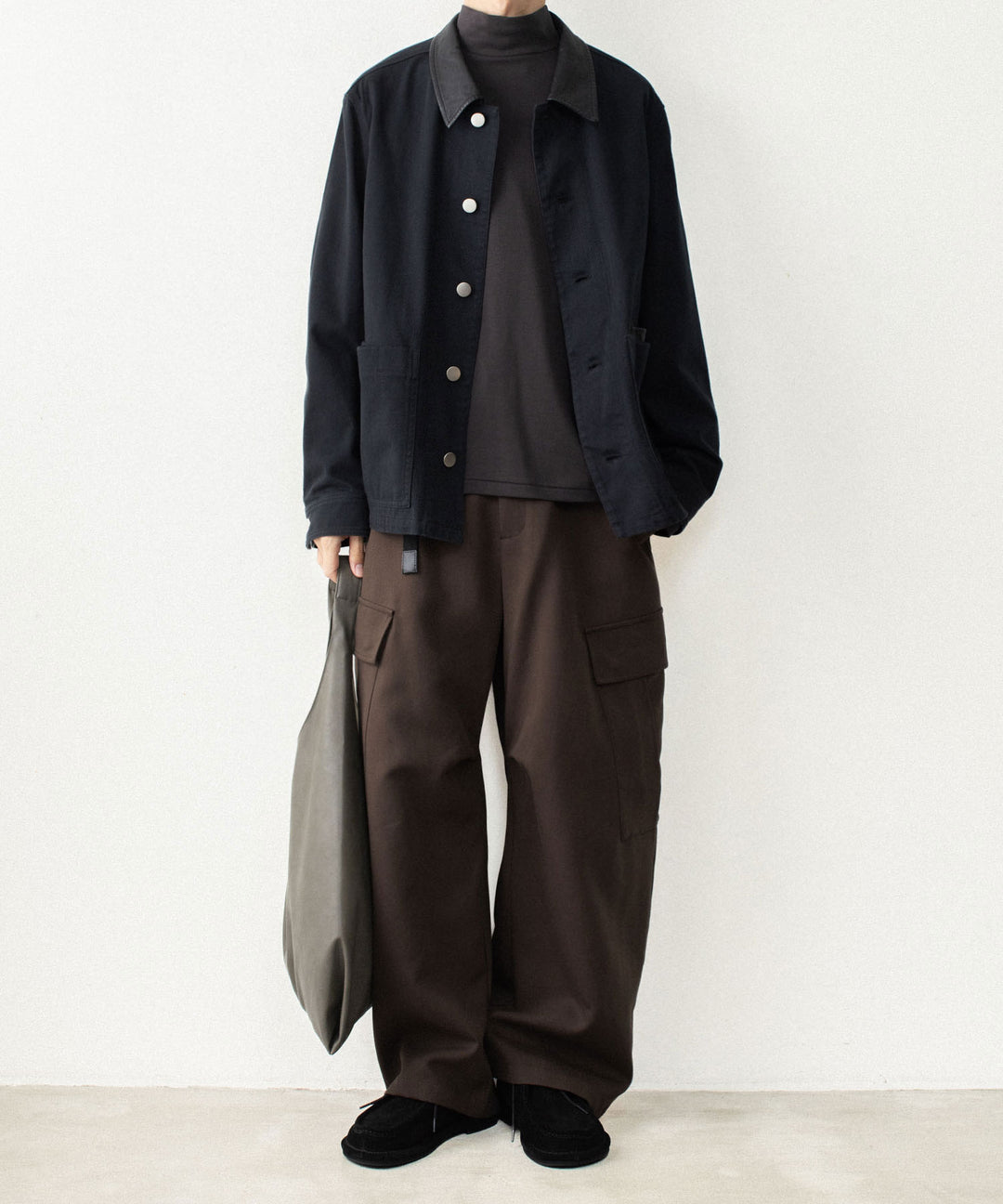 ATTACHMENT アタッチメントのCO/TEN POWDERY DOUBLE CROTH EASY CARGO TROUSERS - D.BROWNの公式通販サイトsession福岡セレクトショップ