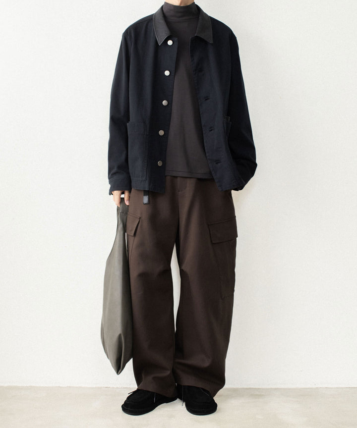 ATTACHMENT アタッチメントのCO/TEN POWDERY DOUBLE CROTH EASY CARGO TROUSERS - D.BROWNの公式通販サイトsession福岡セレクトショップ