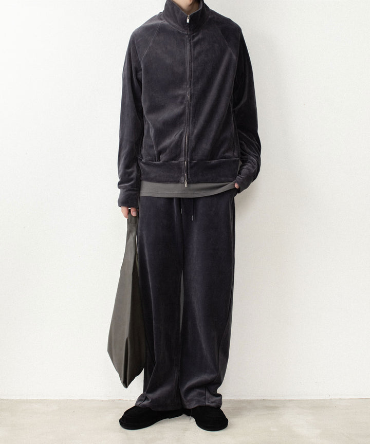 ATTACHMENT アタッチメントの80/2 ORGANIC VELOR BALLOON WIDE TRACK TROUSERS - D.GRAYの公式通販サイトsession福岡セレクトショップ