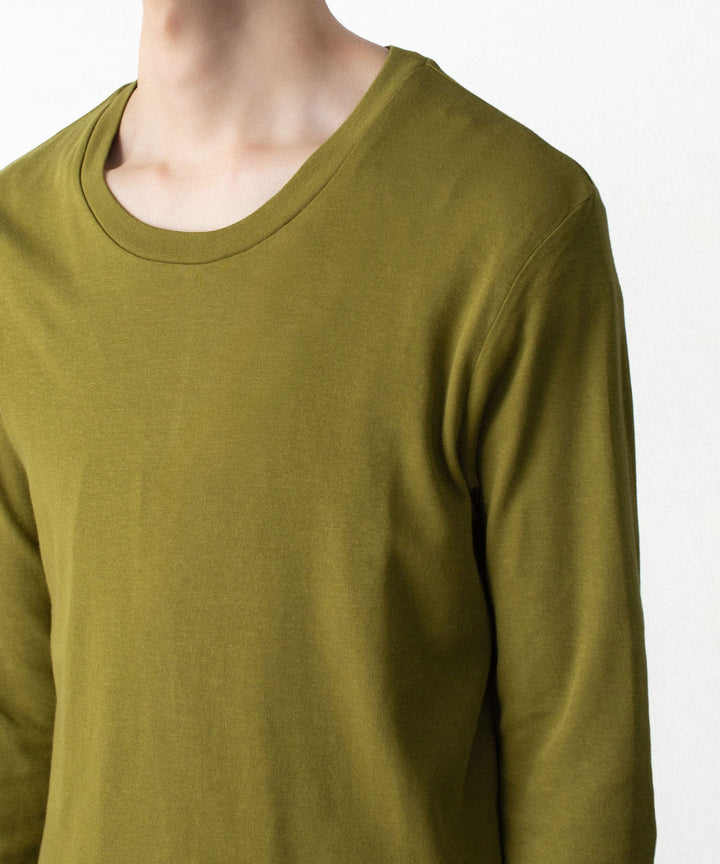 ATTACHMENT アタッチメントのBRUSHED YARN SMOOTH SLIM FIT L/S TEE - D.YELLOWの公式通販サイトsession福岡セレクトショップ