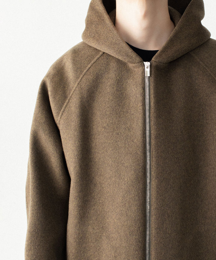 ATTACHMENT アタッチメントのWO/CA DOUBLE FACE BEAVER HOODED JACKET - KHAKIの公式通販サイトsession福岡セレクトショップ