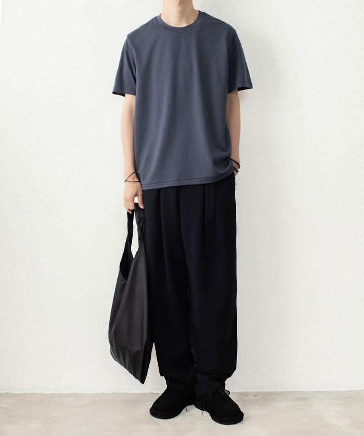 ATTACHMENT アタッチメントのCOTTON DOUBLE FACE SLIM FIT S/S TEE - NAVYの公式通販サイトsession福岡セレクトショップ