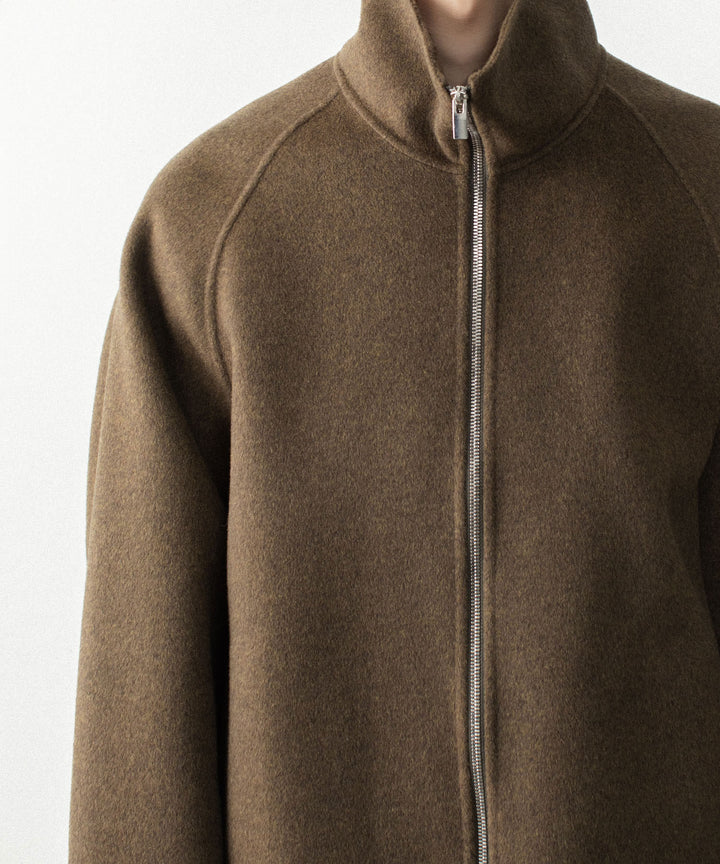 ATTACHMENT アタッチメントのWO/CA DOUBLE FACE BEAVER STAND COLLAR JACKET - KHAKIの公式通販サイトsession福岡セレクトショップ