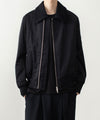 【 ATTACHMENT 】NY/CO SATIN B-15 JACKET - BLACK