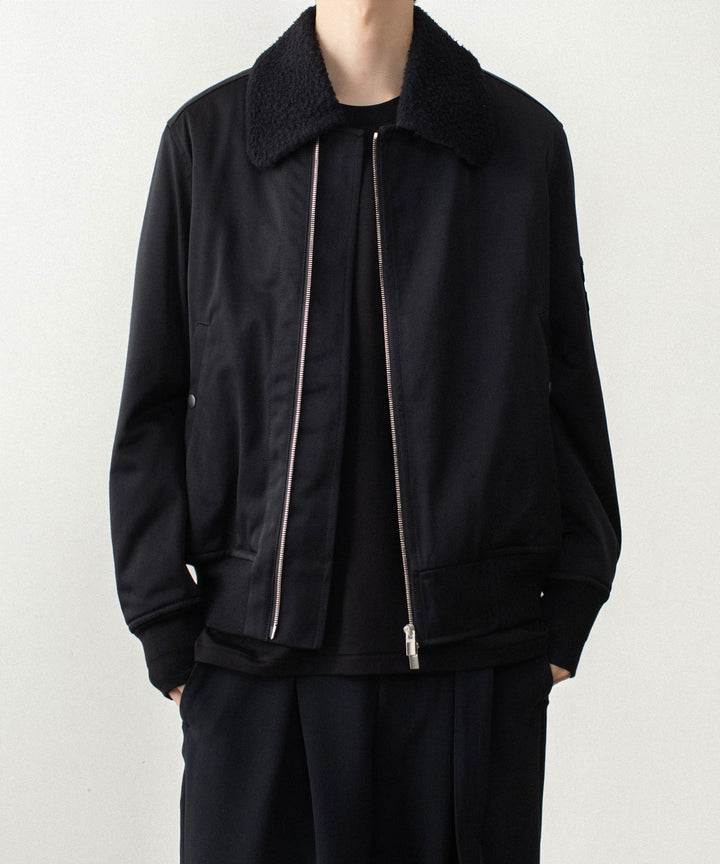 ATTACHMENT アタッチメントのNY/CO SATIN B-15 JACKET - BLACKの公式通販サイトsession福岡セレクトショップ