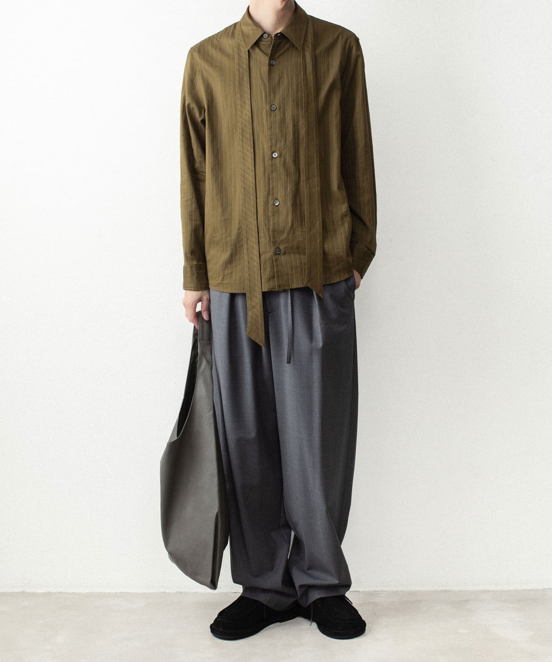 ATTACHMENT アタッチメントの2/80 PE/WO STRETCH TRO EASY TROUSERS - X.GRAYの公式通販サイトsession福岡セレクトショップ