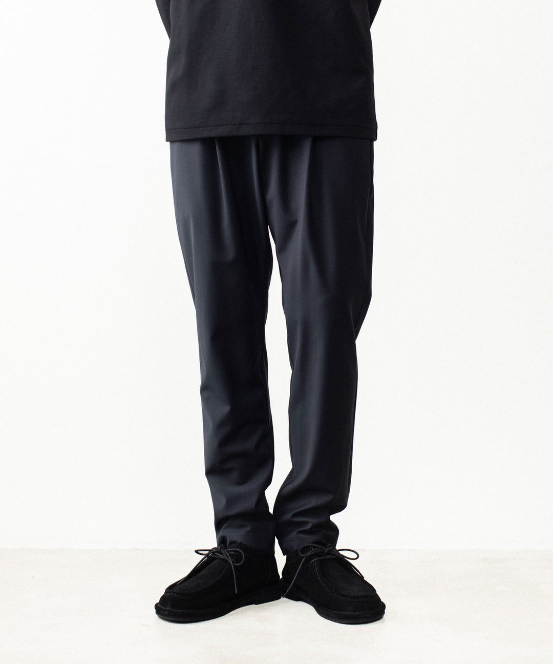ATTACHMENT アタッチメントの2/80 PE/WO STRETCH TRO REGULAR FIT 1TUCK  TROUSERS - NAVYの公式通販サイトsession福岡セレクトショップ