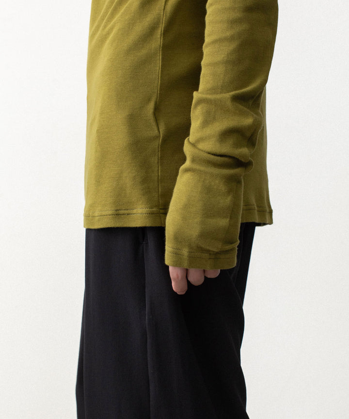 ATTACHMENT アタッチメントのBRUSHED YARN SMOOTH SLIM FIT L/S TEE - D.YELLOWの公式通販サイトsession福岡セレクトショップ