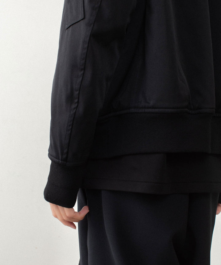 ATTACHMENT アタッチメントのNY/CO SATIN B-15 JACKET - BLACKの公式通販サイトsession福岡セレクトショップ