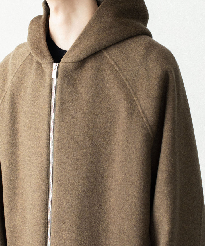 ATTACHMENT アタッチメントのWO/CA DOUBLE FACE BEAVER HOODED JACKET - KHAKIの公式通販サイトsession福岡セレクトショップ