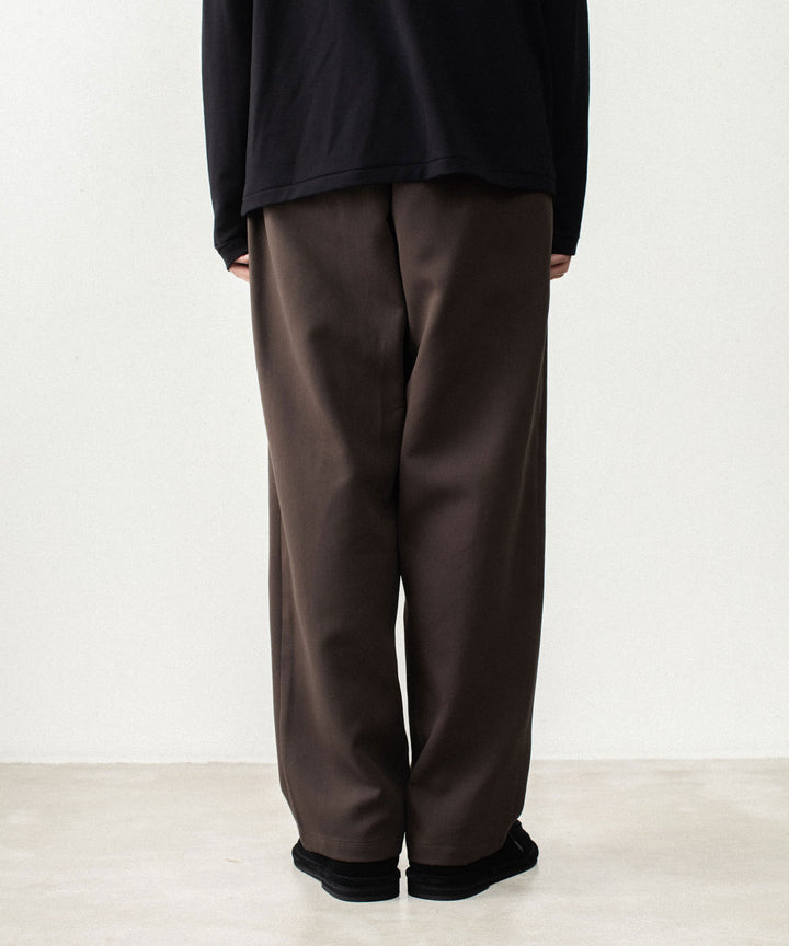 ATTACHMENT アタッチメントのCO/TEN POWDERY DOUBLE CROTH BELTED WIDE TROUSERS - D.BROWNの公式通販サイトsession福岡セレクトショップ
