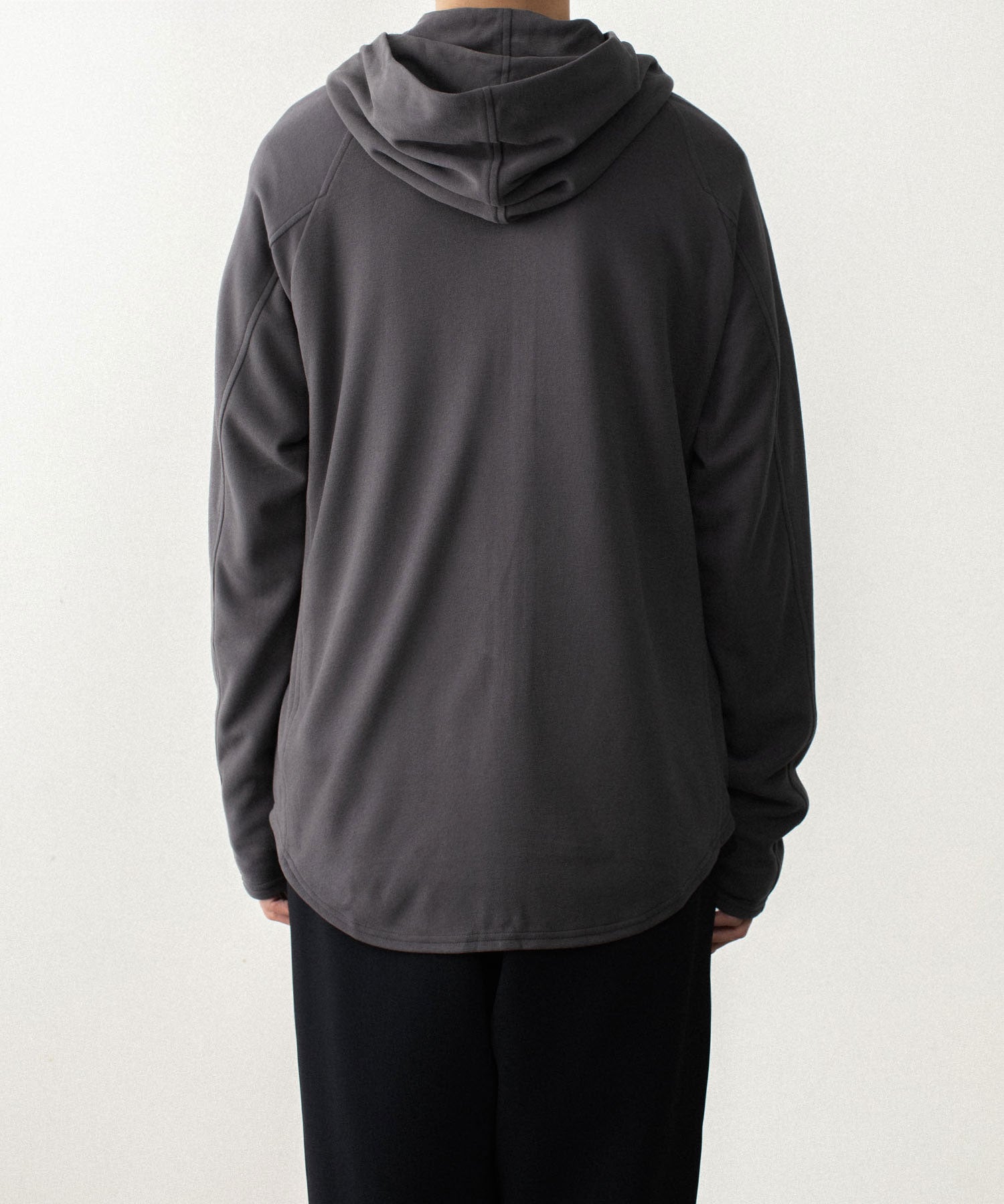 ATTACHMENT /アタッチメント】VI/PE SMOOTH ZIP-UP LIGHT HOODIE - D