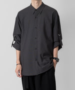 画像をギャラリービューアに読み込む, ATTACHMENT アタッチメントのPE/RY STRETCH TROPICAL STRAP SLEEVE L/S SHIRT - D.GRAY 公式通販サイトsession福岡セレクトショップ
