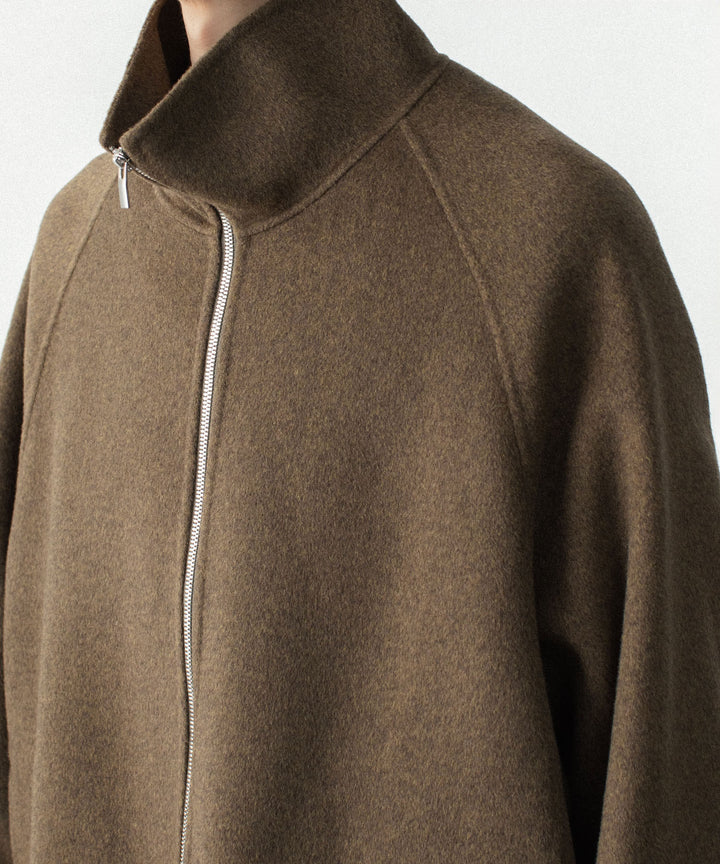 ATTACHMENT アタッチメントのWO/CA DOUBLE FACE BEAVER STAND COLLAR JACKET - KHAKIの公式通販サイトsession福岡セレクトショップ