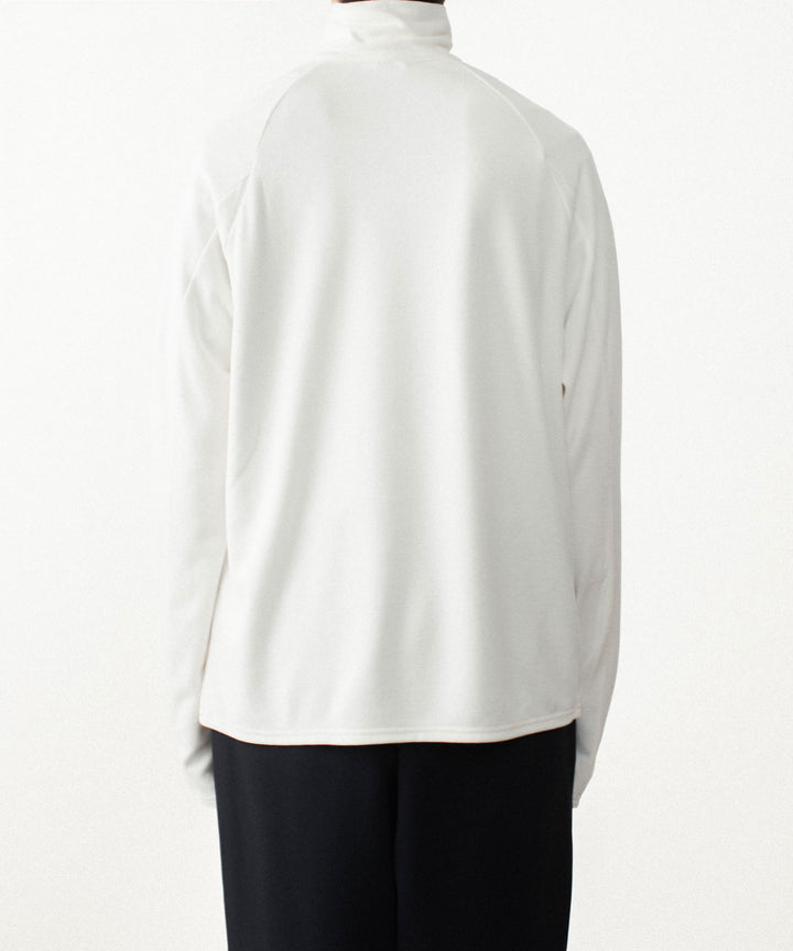 ATTACHMENT アタッチメントのVI/PE SMOOTH ZIP-UP HIGHNECK L/S TEE - OFF WHITEの公式通販サイトsession福岡セレクトショップ