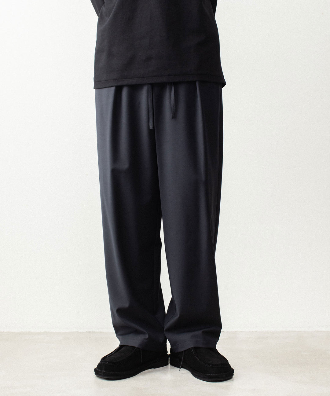 ATTACHMENT アタッチメントの2/80 PE/WO STRETCH TRO EASY TROUSERS - NAVYの公式通販サイトsession福岡セレクトショップ