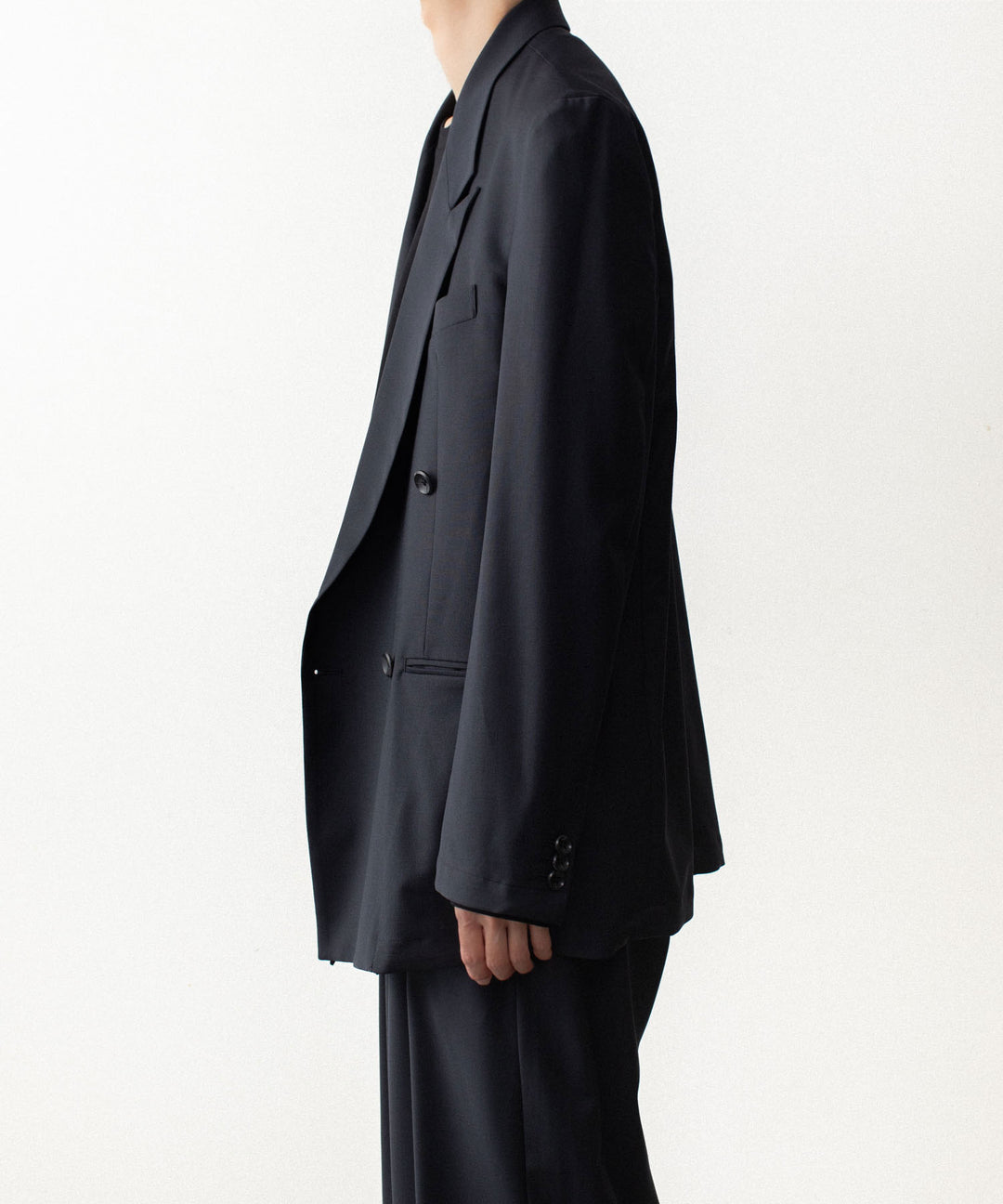 ATTACHMENT アタッチメントの2/80 PE/WO STRETCH TRO DOUBLE-BREASTED JACKET - NAVYの公式通販サイトsession福岡セレクトショップ