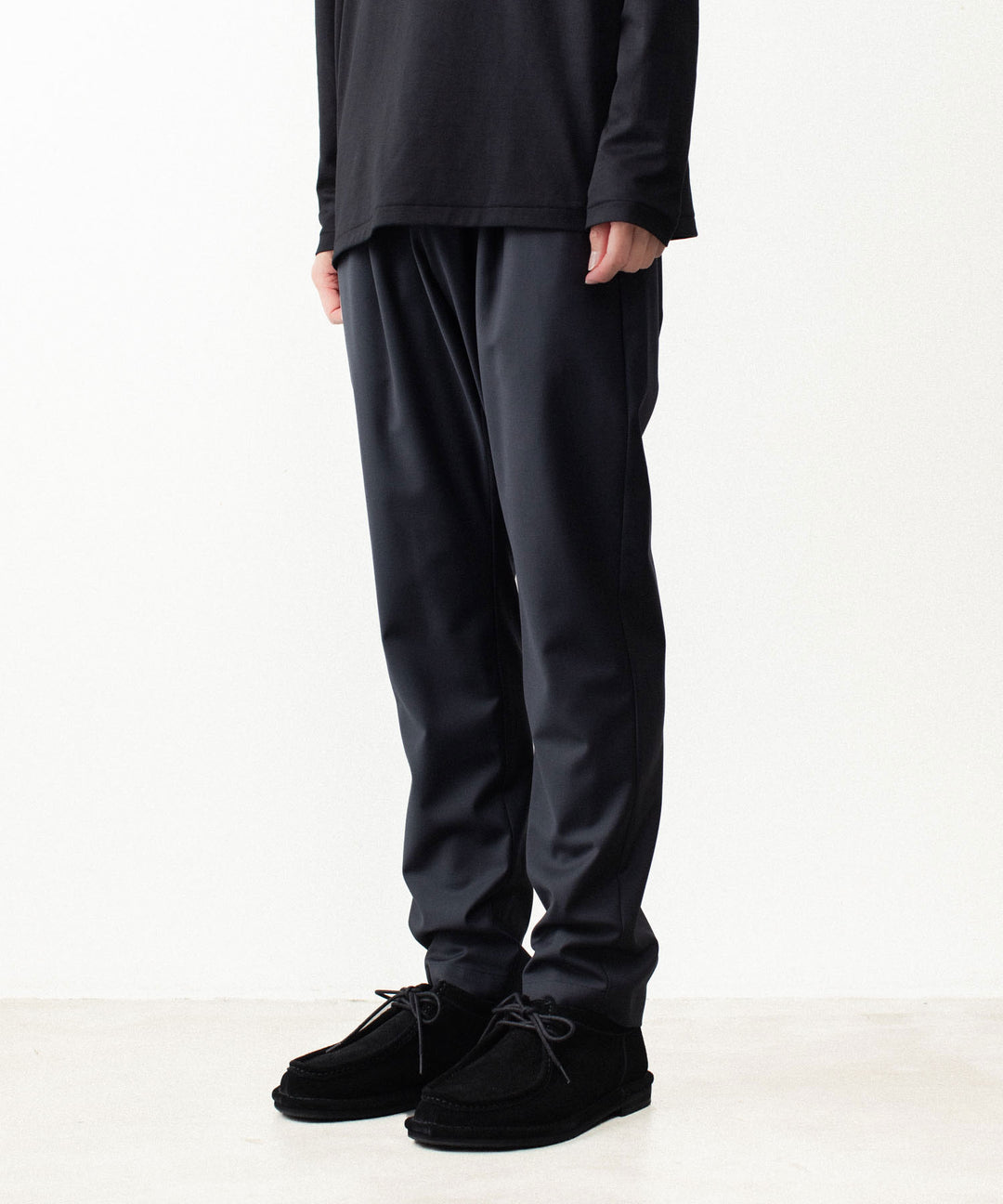 ATTACHMENT アタッチメントの2/80 PE/WO STRETCH TRO REGULAR FIT 1TUCK  TROUSERS - NAVYの公式通販サイトsession福岡セレクトショップ