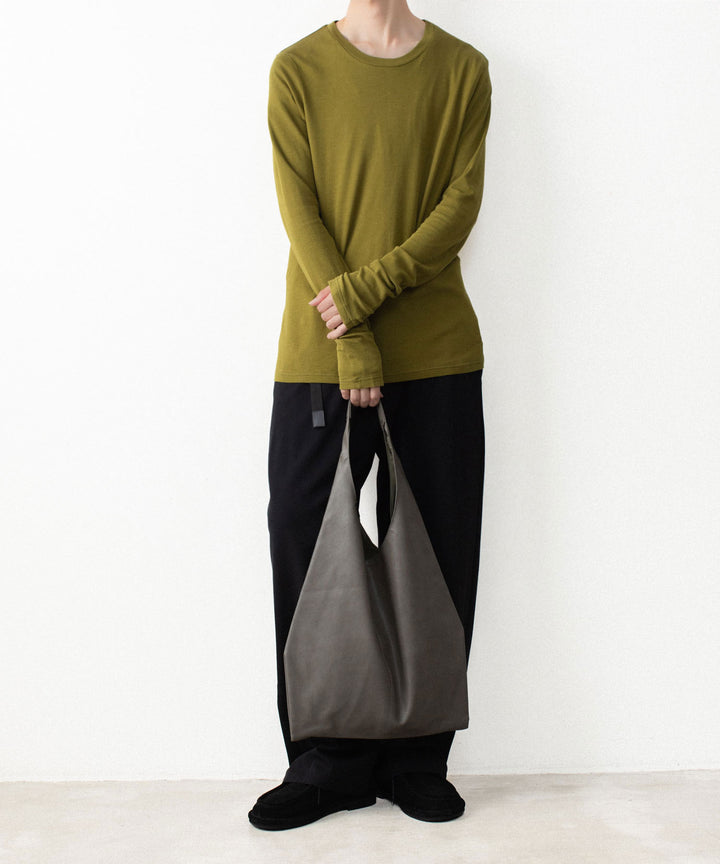 ATTACHMENT アタッチメントのBRUSHED YARN SMOOTH SLIM FIT L/S TEE - D.YELLOWの公式通販サイトsession福岡セレクトショップ