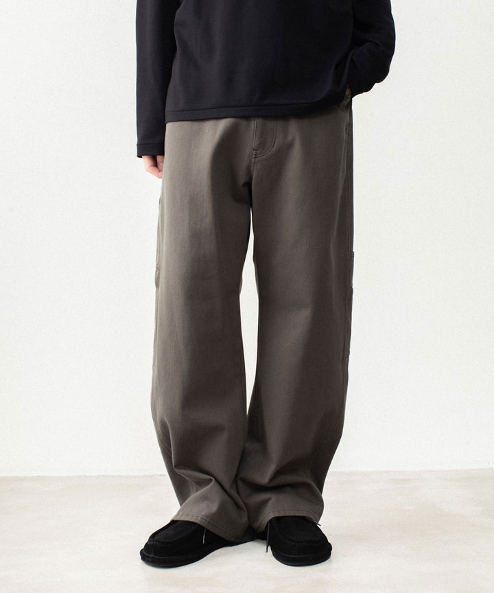 ATTACHMENT アタッチメントのCO NIDOM CLOTH BALLOON WIDE PAINTER PANTS - D.KHAKIの公式通販サイトsession福岡セレクトショップ