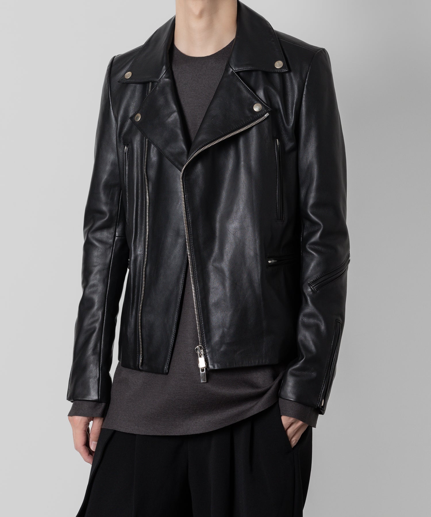 ATTACHMENT /アタッチメント】SHEEP LEATHER DOUBLE RIDERS JACKET ...