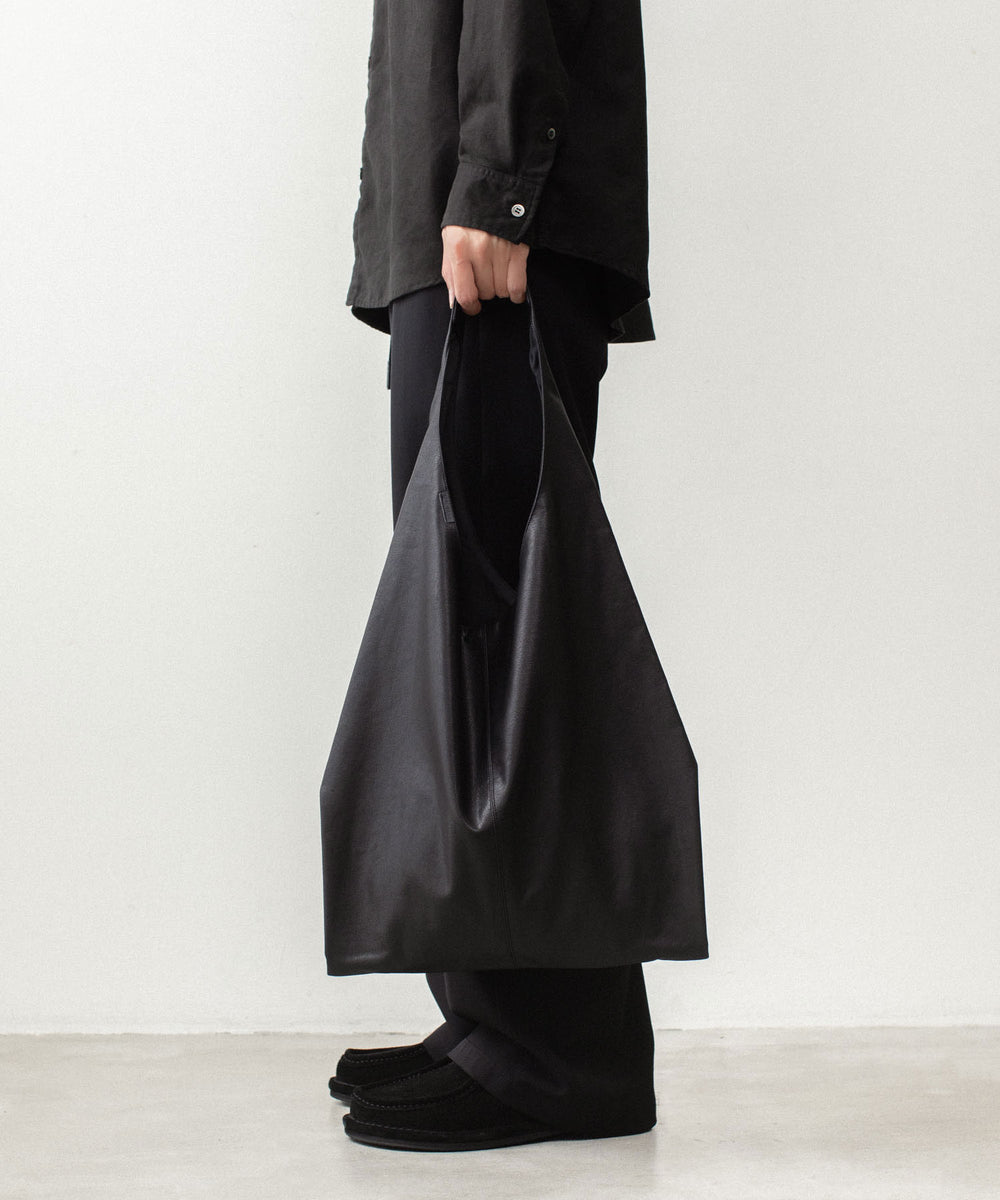 ATTACHMENT アタッチメントのSYNTHETIC LEATHER SMALL SHOPPING BAG - BLACKの公式通販サイトsession福岡セレクトショップ