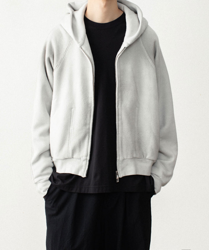 VEIN ヴェインのBRUSHED TERRY ZIP-UP HOODIE - OFF WHITEの公式通販サイトsession福岡セレクトショップ