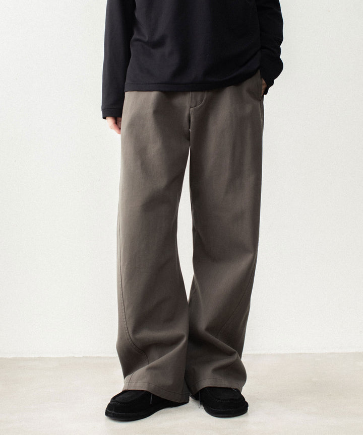 ATTACHMENT アタッチメントのCO NIDOM CLOTH 3D TROUSERS - D.KHAKIの公式通販サイトsession福岡セレクトショップ