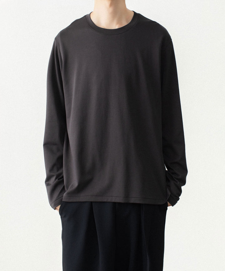 ATTACHMENT アタッチメントのCOTTON DOUBLE FACE SLIM FIT L/S TEE - D.GRAYの公式通販サイトsession福岡セレクトショップ