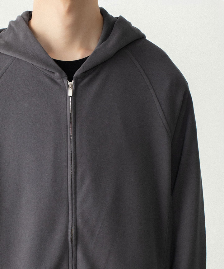 ATTACHMENT アタッチメントのVI/PE SMOOTH ZIP-UP LIGHT HOODIE - D.GRAYの公式通販サイトsession福岡セレクトショップ