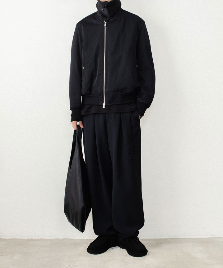 【 ATTACHMENT 】NY/CO SATIN B-15 JACKET - BLACK