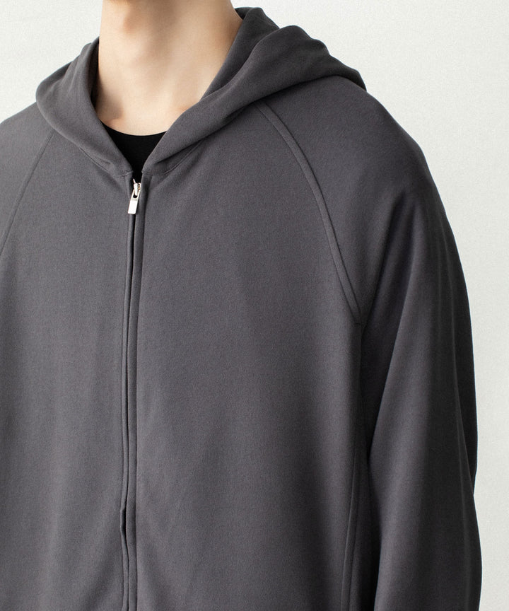 ATTACHMENT アタッチメントのVI/PE SMOOTH ZIP-UP LIGHT HOODIE - D.GRAYの公式通販サイトsession福岡セレクトショップ