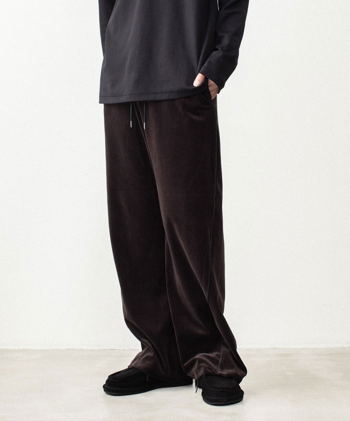 ATTACHMENT アタッチメントの80/2 ORGANIC VELOR BALLOON WIDE TRACK TROUSERS - D.BROWNの公式通販サイトsession福岡セレクトショップ