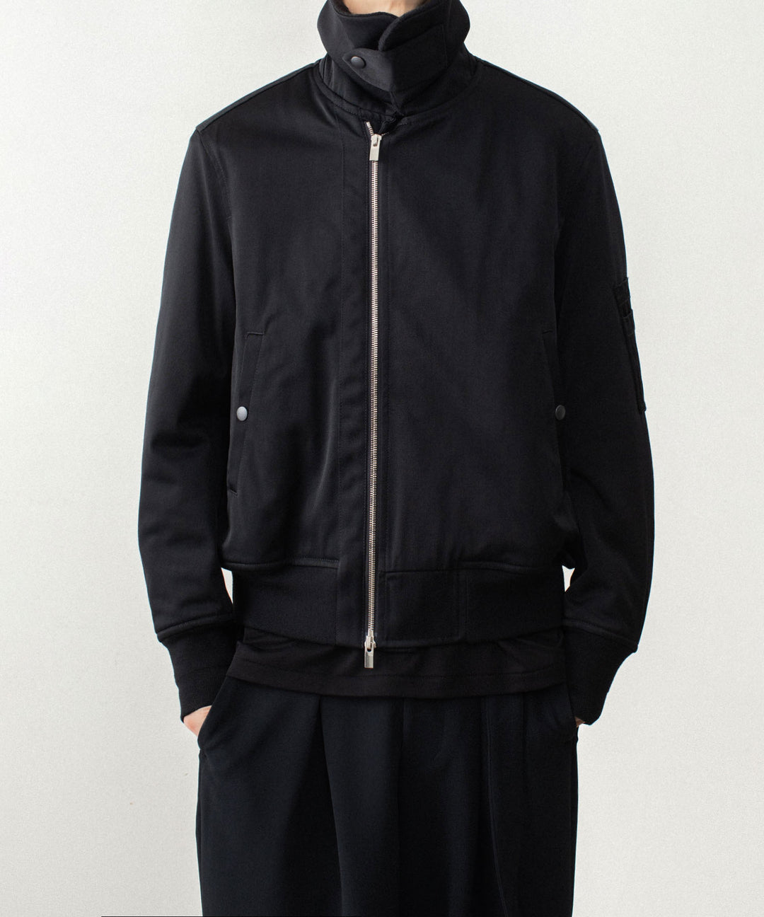 ATTACHMENT アタッチメントのNY/CO SATIN B-15 JACKET - BLACKの公式通販サイトsession福岡セレクトショップ