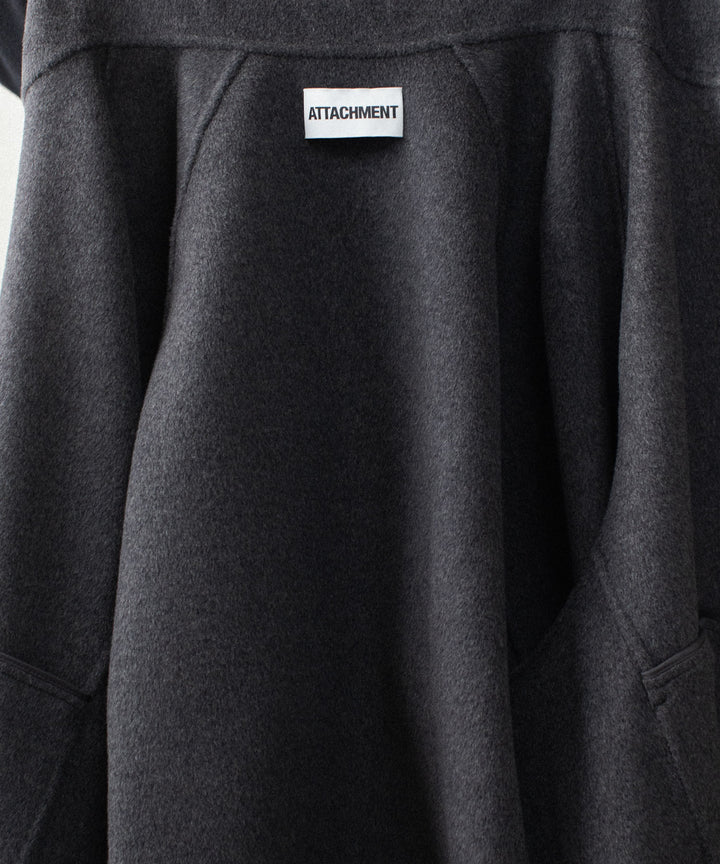 ATTACHMENT アタッチメントのWO/CA DOUBLE FACE BEAVER STAND COLLAR JACKET - GRAYの公式通販サイトsession福岡セレクトショップ