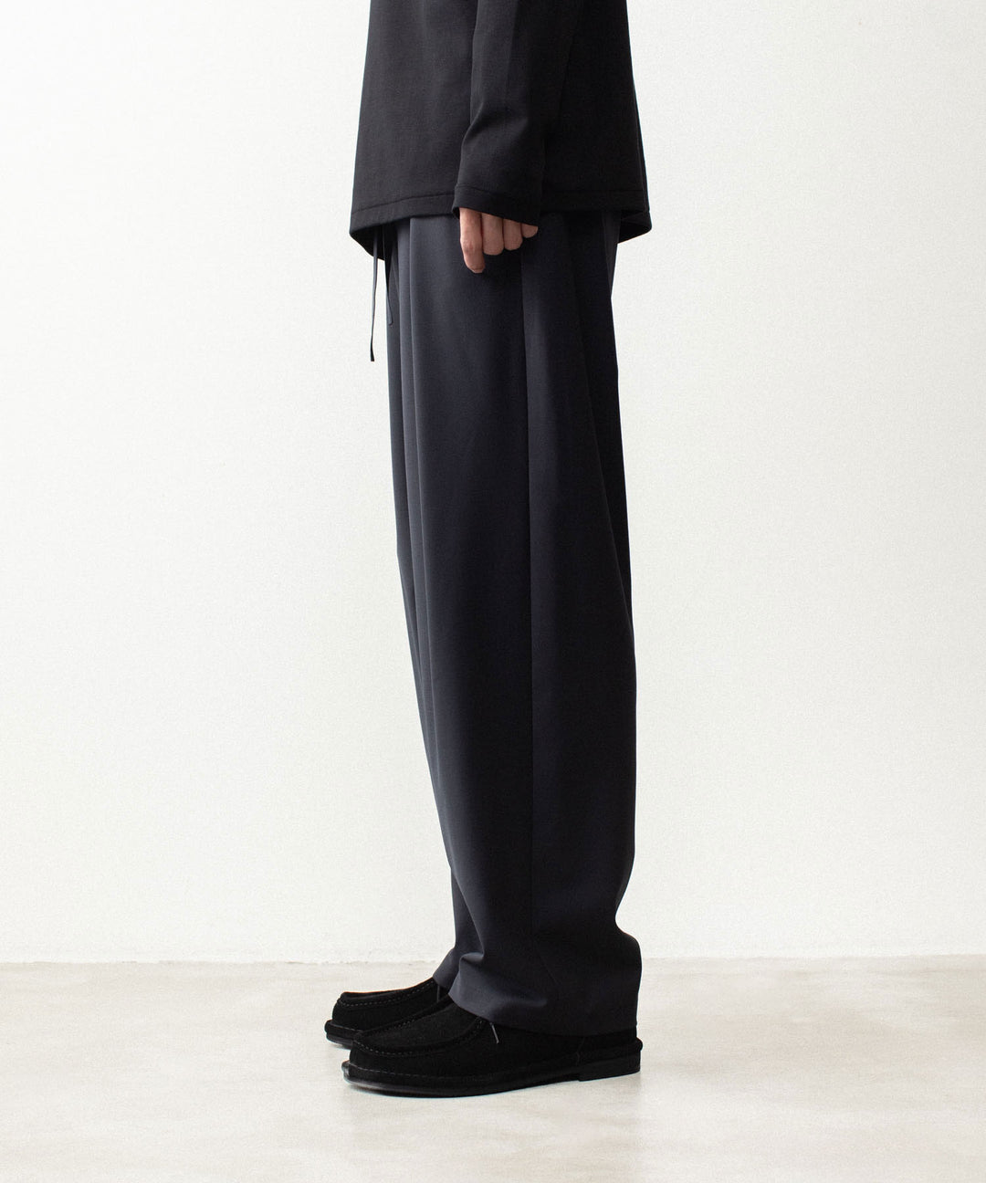 ATTACHMENT アタッチメントの2/80 PE/WO STRETCH TRO EASY TROUSERS - NAVYの公式通販サイトsession福岡セレクトショップ