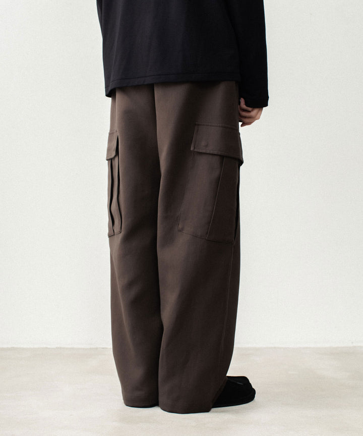 ATTACHMENT アタッチメントのCO/TEN POWDERY DOUBLE CROTH EASY CARGO TROUSERS - D.BROWNの公式通販サイトsession福岡セレクトショップ