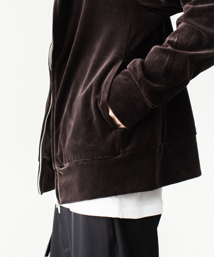 ATTACHMENT アタッチメントの80/2 ORGANIC VELOR TRACK JACKET - D.BROWNの公式通販サイトsession福岡セレクトショップ