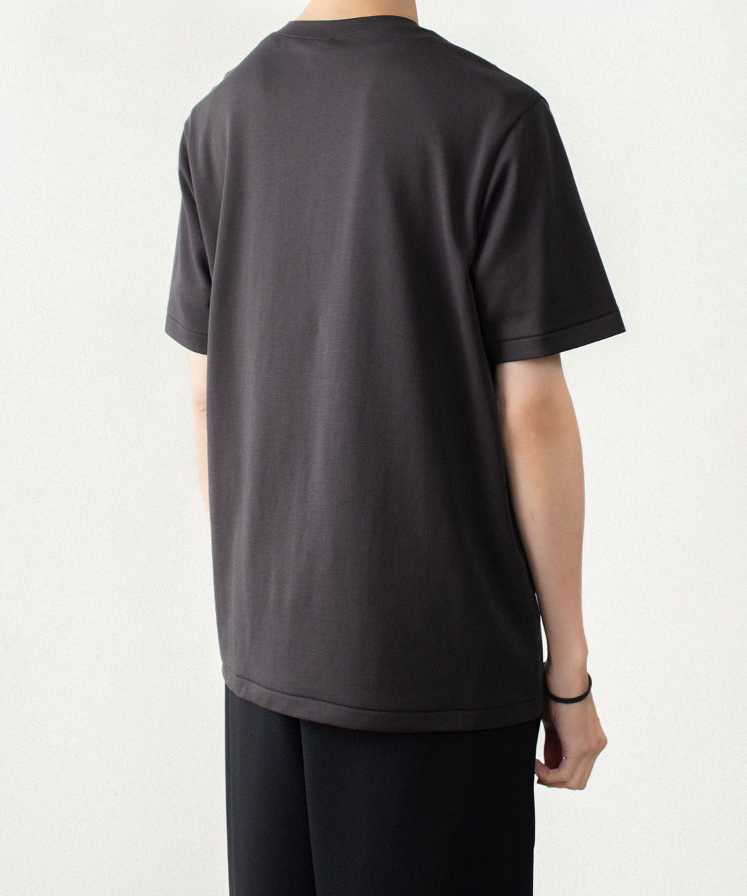 ATTACHMENT アタッチメントのCOTTON DOUBLE FACE SLIM FIT S/S TEE - D.GRAYの公式通販サイトsession福岡セレクトショップ