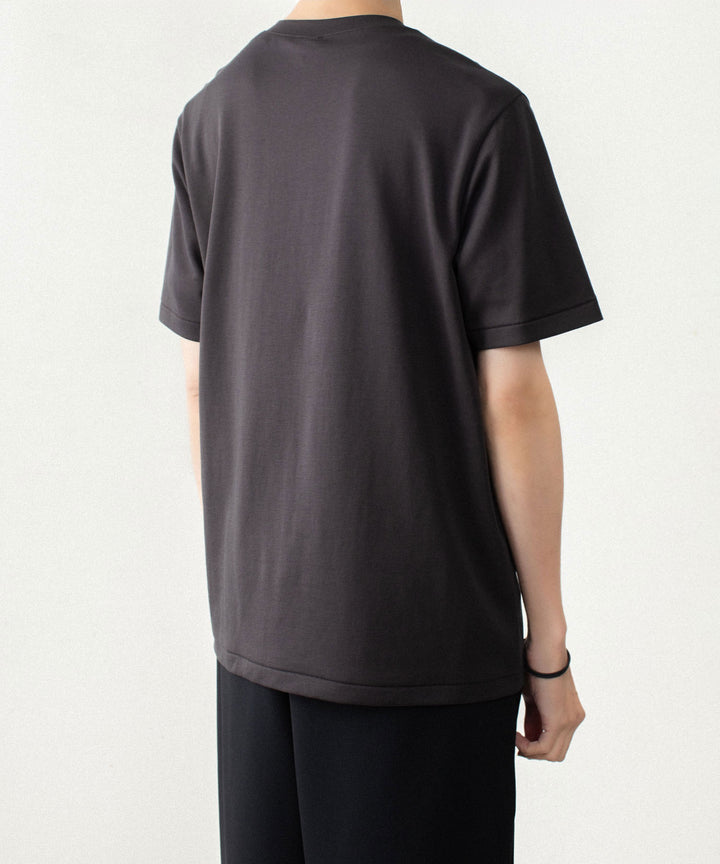 ATTACHMENT アタッチメントのCOTTON DOUBLE FACE SLIM FIT S/S TEE - D.GRAYの公式通販サイトsession福岡セレクトショップ