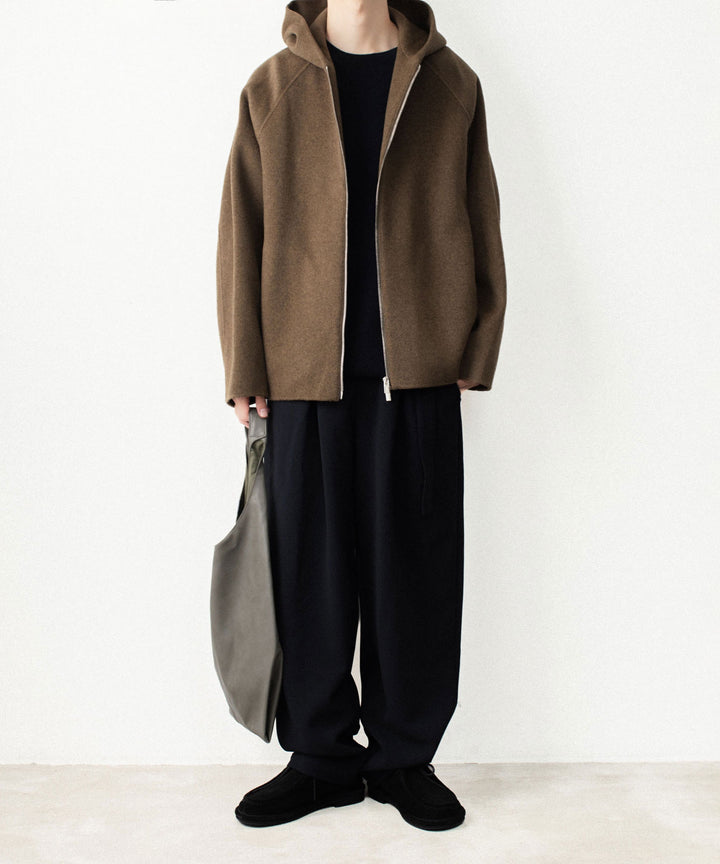ATTACHMENT アタッチメントのWO/CA DOUBLE FACE BEAVER HOODED JACKET - KHAKIの公式通販サイトsession福岡セレクトショップ