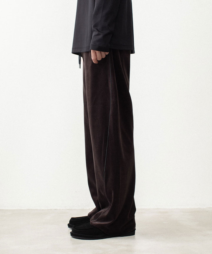 ATTACHMENT アタッチメントの80/2 ORGANIC VELOR BALLOON WIDE TRACK TROUSERS - D.BROWNの公式通販サイトsession福岡セレクトショップ